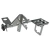 LKONWEE 24283 Throttle and Kickdown Cable Bracket Kit,Adjustable,Chrome Steel Carburetor