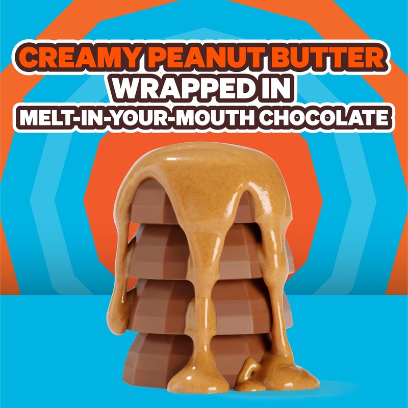 Feastables MrBeast Peanut Butter Cups, Milk Chocolate & Creamy Peanut
