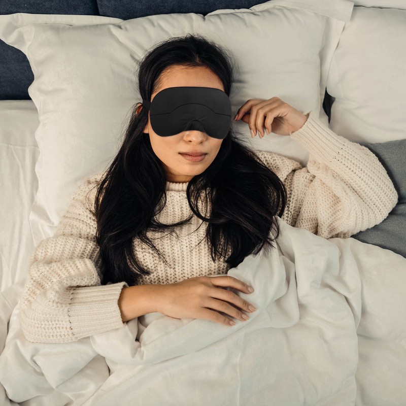 Silk Eye Mask, Eye Mask for Sleeping, Blindfold, Super Soft