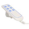 Hand Remote Control, 8 Pin PVC Bed Remote Control for