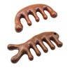 Wooden Scalp Massager Comb - 2 Pack Wooden Comb for