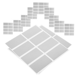 Operitacx Scratch Cards DIY 100pcs Scratch Off Sticker for Greeting Cards Fun Party Favors Bright Silver Birthday Present