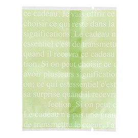 Heads FRG-OG7 French Frost Clear Bags (Green) - 7 (100 Sheets) Green W 3.1 x H 4.1 inches (80 x 105 mm) Set of 100