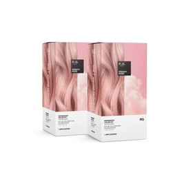 IGK Permanent Hair Color Kit | RG French Rose - Intense Fuchsia | 100% Gray Color Coverage + Strengthen + Shine | Ammonia Free