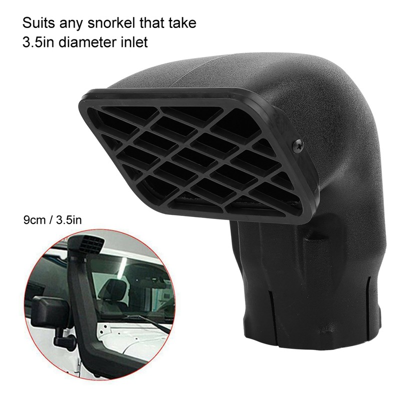 3.5in Car Mudding Snorkel Head Replacement Dust Collector Air Intake