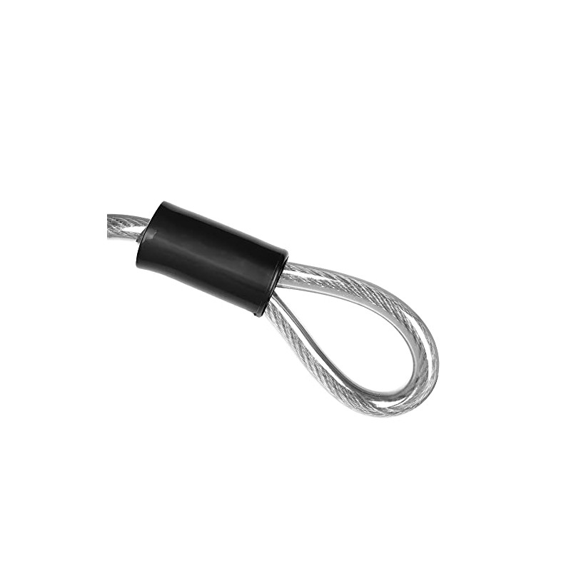 Oxford LK191 Double Loop Vinyl Coated Multi-Stranded Braided Steel Security