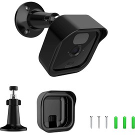 [1 Pack] Blink Outdoor 3 (3th Generation) Camera Mount Bracket with Protective Case, Blink Camera Mount 360° Adjustable Housing Bracket Stand Accessories for Blink 3th Camera System Wall Mount, Black