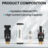 KNMIPJD Solar Fuse Holder 20Amp 1000V Solar Panel Fuse 5PCS
