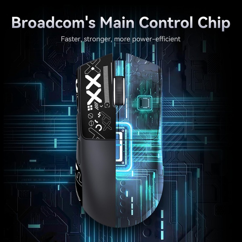 ATTACK SHARK X11 Ultra-Light Triple Mode Gaming Mouse PAW3311 Optical