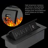 Power Socket Slow Opening Waterproof Modern Recessed Power Strip Desk