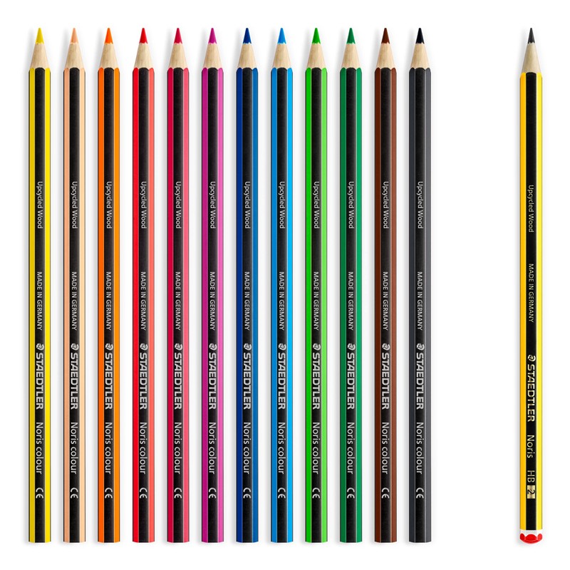 STAEDTLER 185 SET9 Noris Colour Pencils - Assorted Colours (Pack