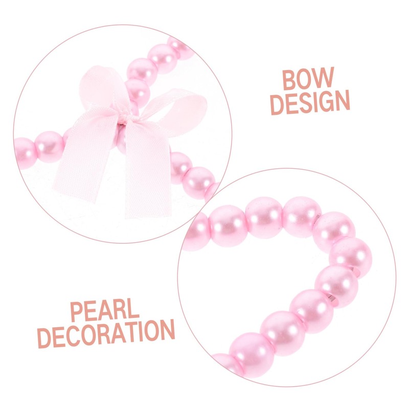 Gatuida 2pcs Pearl Hangers Mini Clothes Hangers for Decorative and