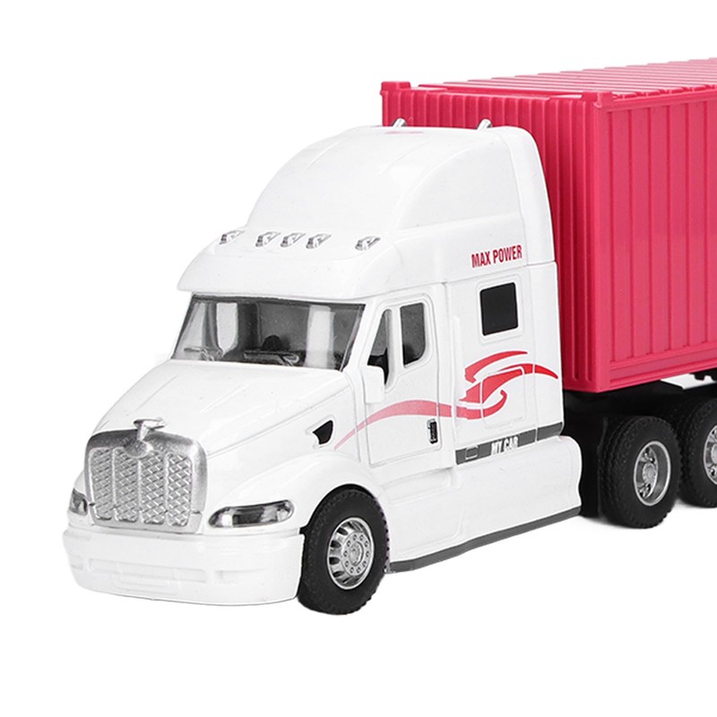 Container Truck Model 1:48 Vivid Exquisite Beautiful Decorative Toy Ornament