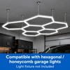 Adjustable Suspension Wire Cable Set for Hexagonal Garage Lights –