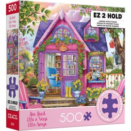 Ceaco - Chris Bigelow - She Shed - 500 Larger Sized Piece Jigsaw Puzzle
