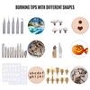 79PCS Burning Tool Kit Professional Pyrography Pen Soldering Iron Set