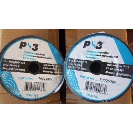 P3 New 2 Spools of MIG Welding Wire P3 64004178 MIG Welding Wire ER70S-6 .035" 4lbs