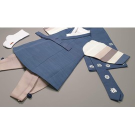 Hanbok Boy Baby 100th Days First Birthday Party Celebration Korea Traditional Clothing Light Navy (First Birthday (Dol))