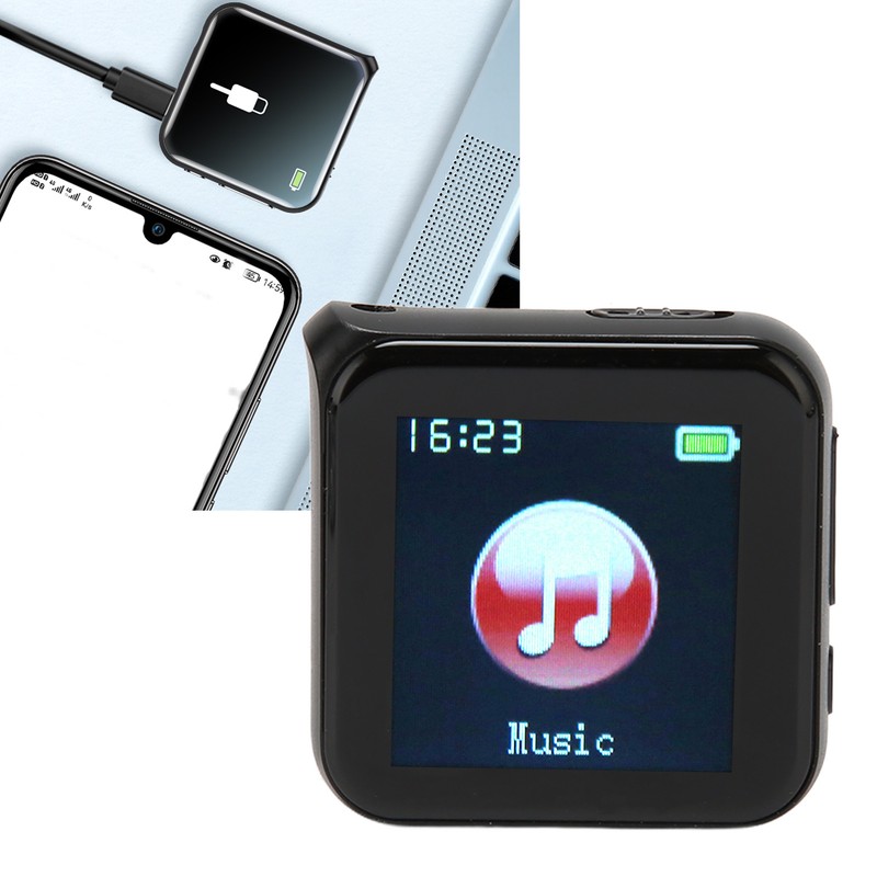 MP3 Player Voice Recorder Multifunctional Electric Book Radio Alarm Clock