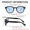 FEISEDY B2350 Wellington Sunglasses for Women, Men's, Square, Retro UV400,