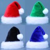 Ankelesz Santa Hat for Kids,Xmas Hat,Unisex Velvet Classic Toddler Santa