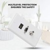 Multimedia Wall Plates Socket Panel, Composite HDMI VGA DC 3.5mm