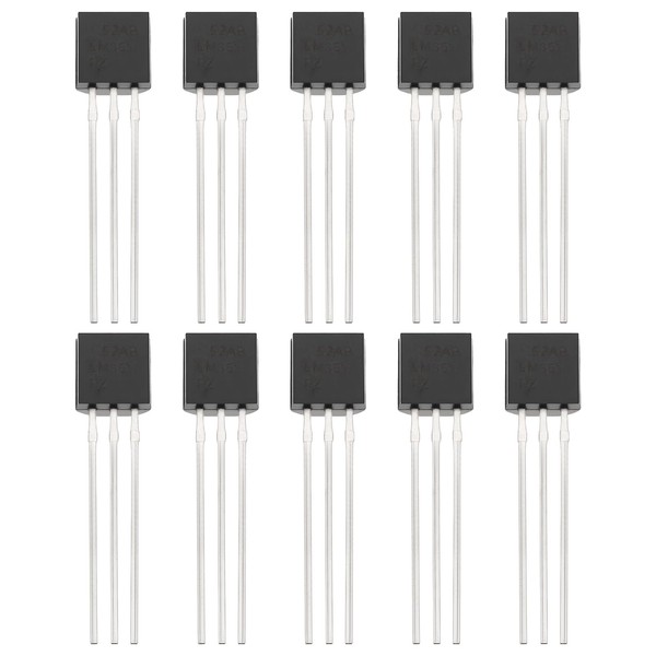 eMagTech 10x LM35DZ Temperature Sensor IC Acquisition TO-92 for electronic