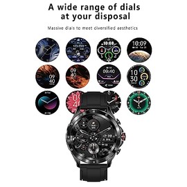 Reloj deportivo inteligente MAX7 1,32 pulgadas 360360 pantalla táctil completa rastreador de ejercicios IP68 impermeable BT llamadas...               