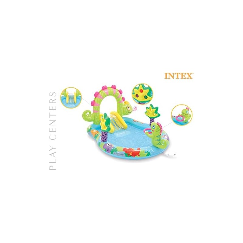 Intex - Piscina Grande y amigable Centro de Juegos Iguana