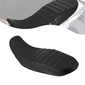 BAOUFF Dirt Bike Seat Cover for Hawk 250,Motorcycle Non-Slip Cushion Covers Protector for Hawk 250cc Black