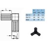 cyclingcolors Square Tube connectors 2 or 3 Way 20x20 25x25