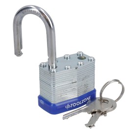 2pc 40mm Keyed Alike Padlock Laminated Steel Padlocks Shed Gate Lock TE153