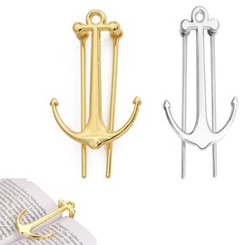 Book Holder, Armastuse 2 PCS Bookmarks Creative Bookmark Metal Page Holder,Classic Reading Accessories for Book Lovers, Students Teachers Graduation Gifts School Office
