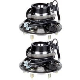 OCPTY NEW Wheel Hub Bearings Front 6 LUGS W/ABS fit for Buick Century 2004-2008 Chevy Colorado, GMC Canyon, 2006 Isuzu i-280, Isuzu i-290, Isuzu i-370 Compatible with OE: 515104 515105 (Pack of 2)
