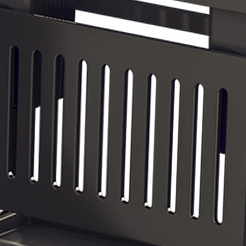 Kitchen Knives Chopstick Rack with Draining Tray Wall Mounted Multifunctional