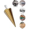QWORK® HSS M35 Cobalt Step Drill 4-32 mm, Robust Taper