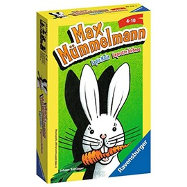 Ravensburger 23119 Max Mümmelmann, Gift Game for 2-4 Players, Children's Game from 4 Years, Compact Format, Travel Game, Rabbit, Yellow