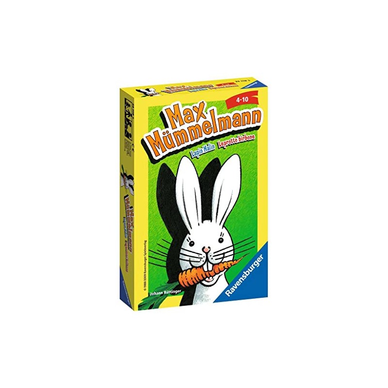 Ravensburger 23119 Max Mümmelmann, Gift Game for 2-4 Players, Children's