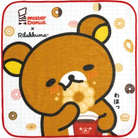 San-X Rilakkuma CM54301 Mini Towel H9.8 x W9.8 inches (250 x 250 mm)