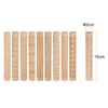 Quartzman 10 Pieces Wood Clay Roller Pattern Modelling 5.9 Inch