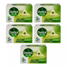 Dettol 데톨 항균 비누 데일리케어 100g x 5개 Detol Antibacterial Soap Daily Care 100g x 5