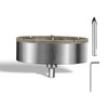 Diamond Drill Bit Hole Saw 125 mm with Centre Drill
