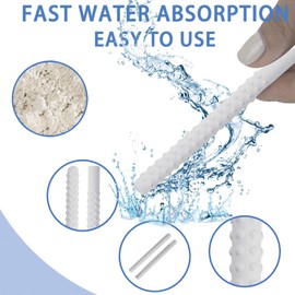 3X Reusable Drying Stick Scouring Sticks Water-Absorption Absorb Absorption Stick Laboratory Desiccant Quickly Keep Drying Stick Diatom Bump Come with Box…