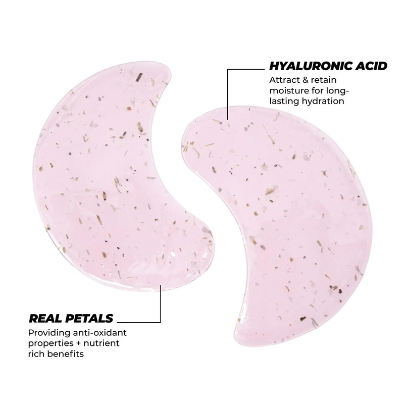 Vitamasques De-Puff Hydrogel Eye Pads with Lavender & Vegan Collagen,