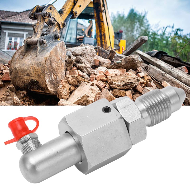 Excavator Grease Valve, Stainless Steel Wear Resistant Track Adjuster Grease