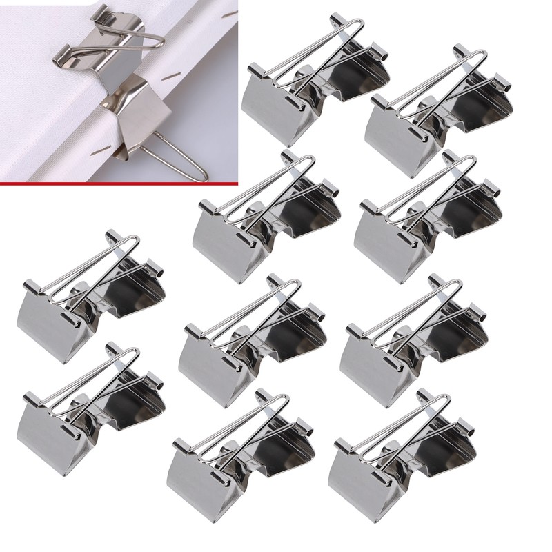 10pcs Metal Clip Stainless Steel Separation Clips Portable Stable Art