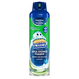 Scrubbing Bubbles Mega Shower Foamer Aerosol, Rainshower, 20 oz