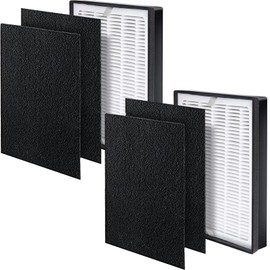 Allisfresh LV-H126 True HEPA Replacement Filter Compatible with Levoit LV-H126 Air Purifier, Include 2 True HEPA and 4 Extra Pre-Filters, LV-H126-RF