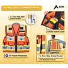 AdirPro Surveyor Safety Vest with Pockets - High visibility Reflective