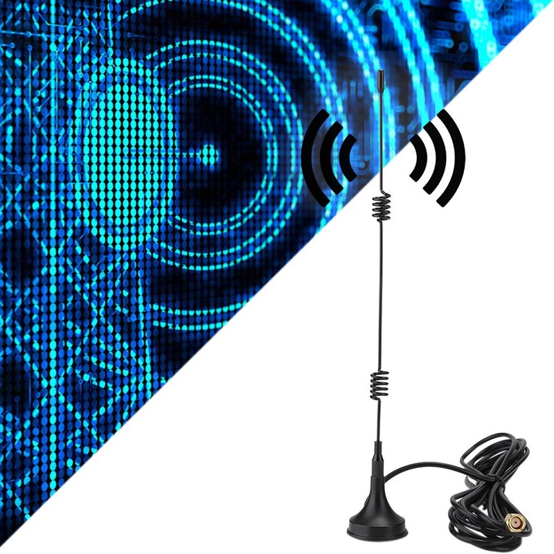 ASHATA 2.4 GHz 8 dB WiFi Antenna SMA Socket with